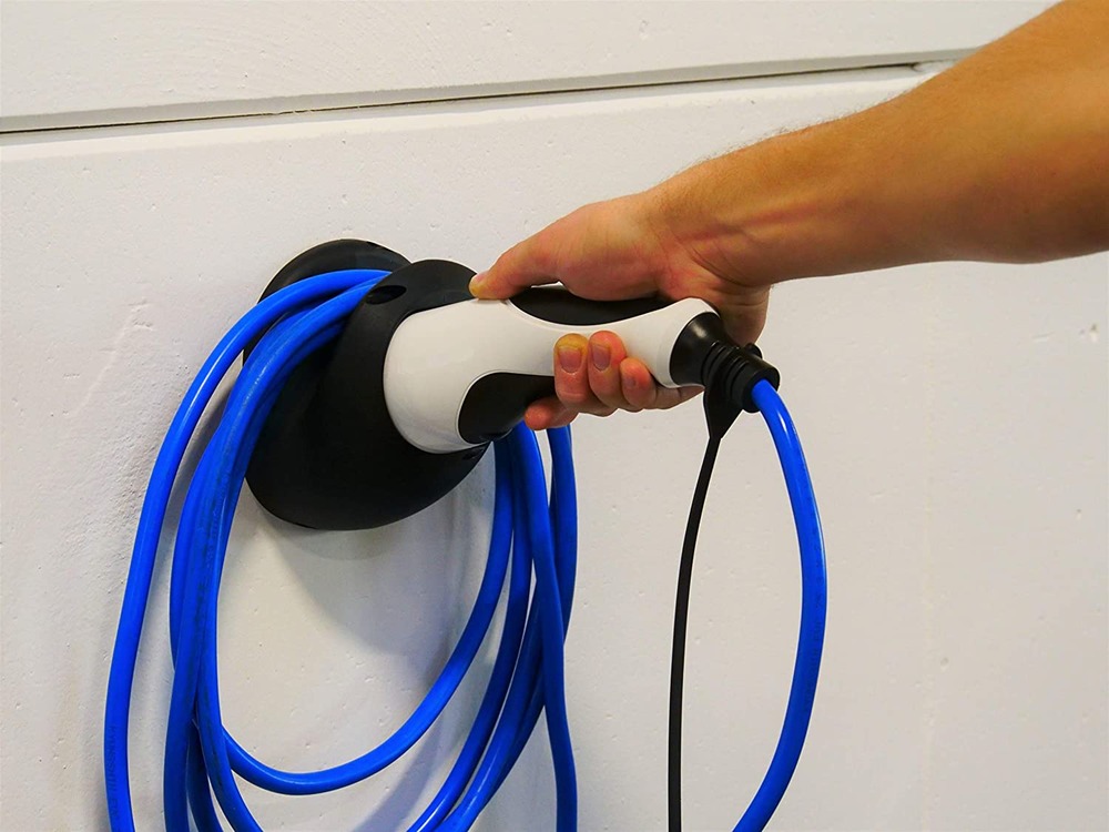 Type 2 cable holder with charging cable Type 2 cable holder with charging cable