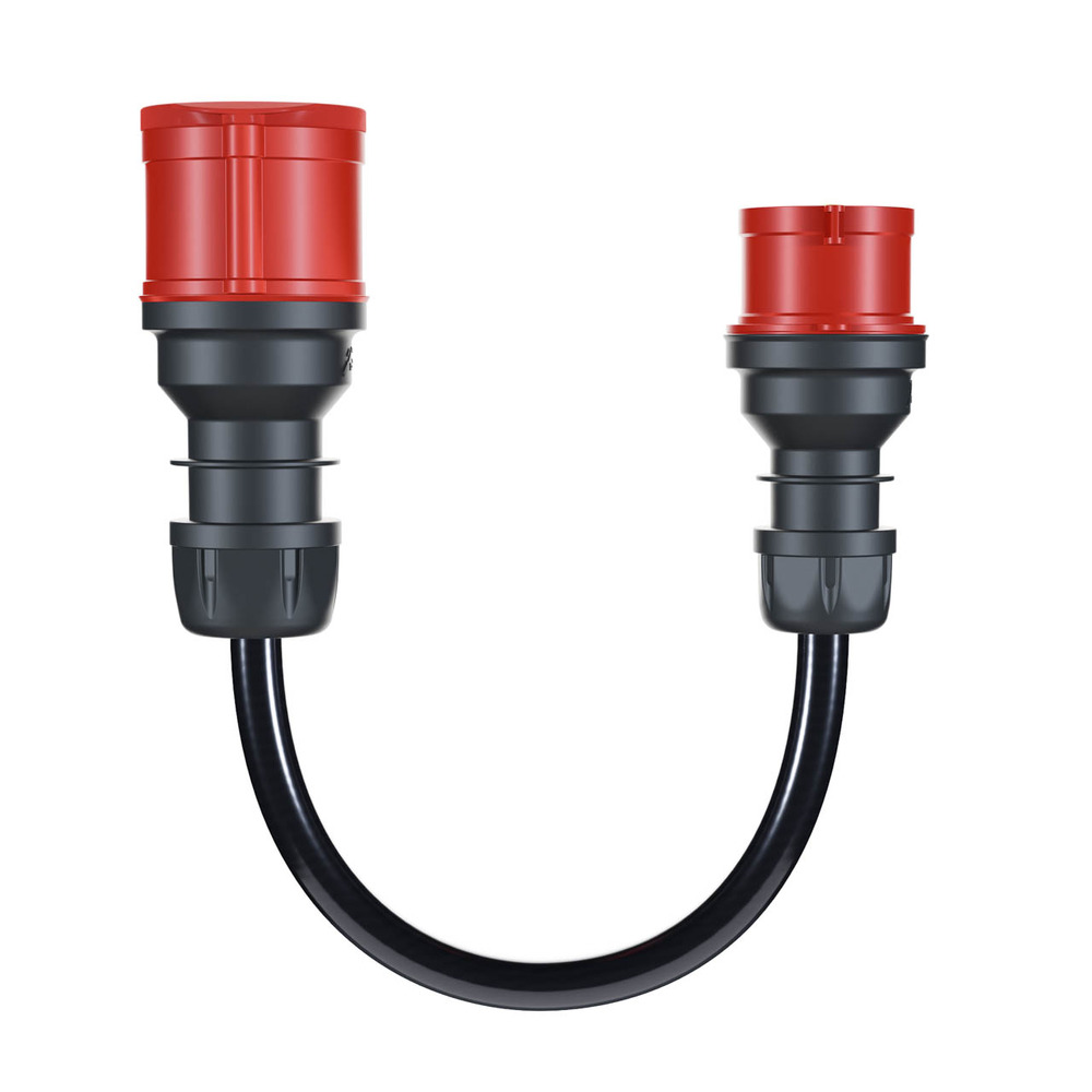Adapter Set go-e Charger Gemini flex 22 kW | adapter till CEE röd 16 A Adapter Set go-e Charger Gemini flex 22 kW | adapter till CEE röd 16 A
