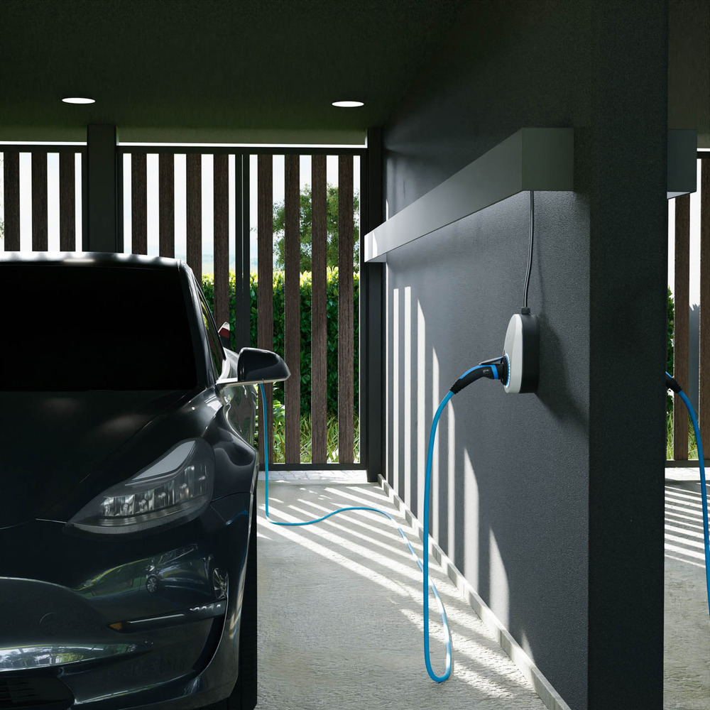 Wallbox go-e Charger Gemini 11 kW lädt Elektroauto