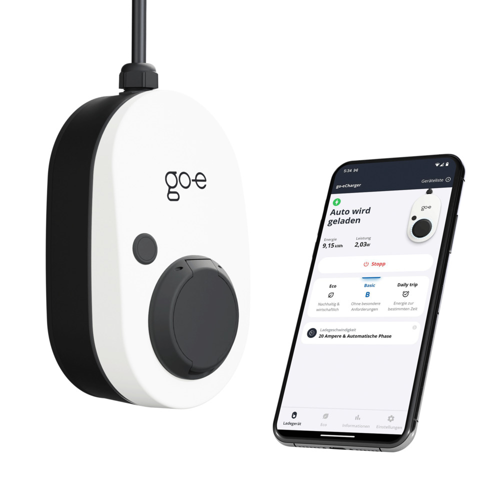 Wallbox go-e Charger Gemini 11 kW mit deutscher App