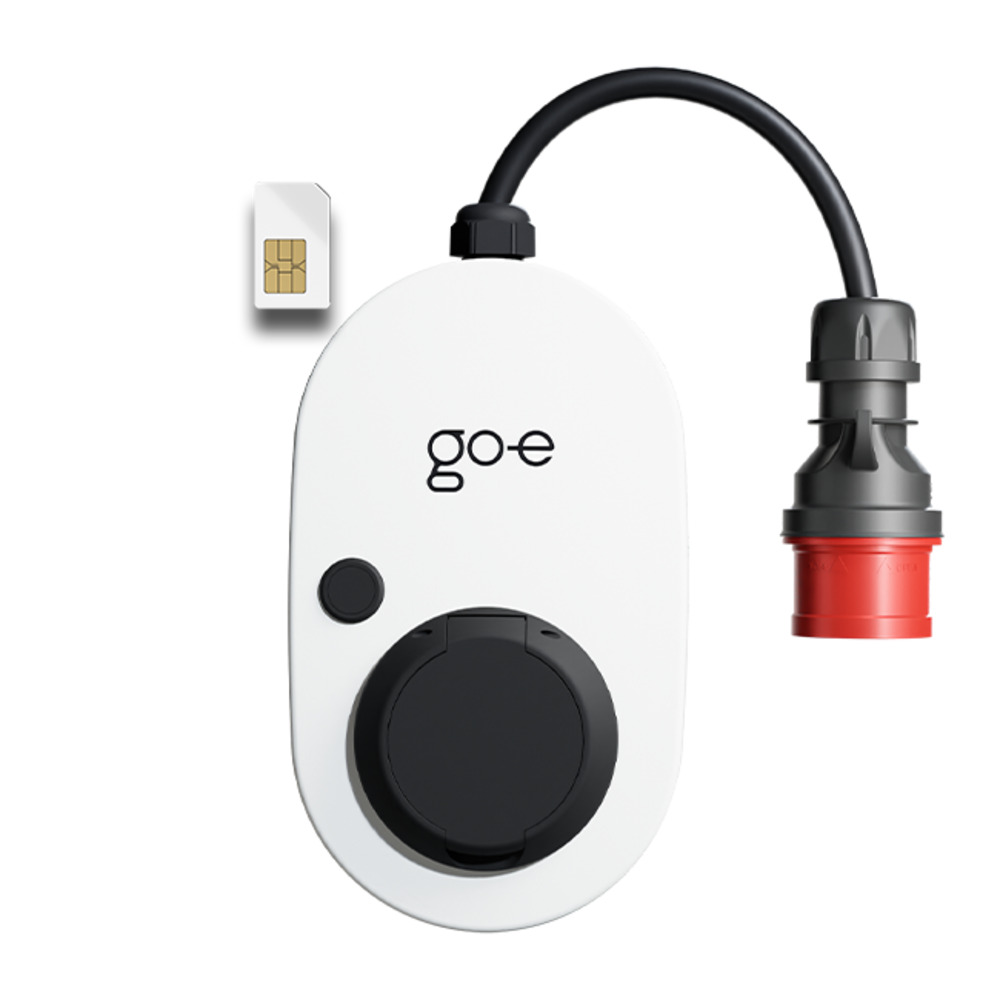 Siirrettävä seinälaatikko go-e Charger Gemini flex 2.0 11 kW | etunäkymä Siirrettävä seinälaatikko go-e Charger Gemini flex 2.0 11 kW | etunäkymä
