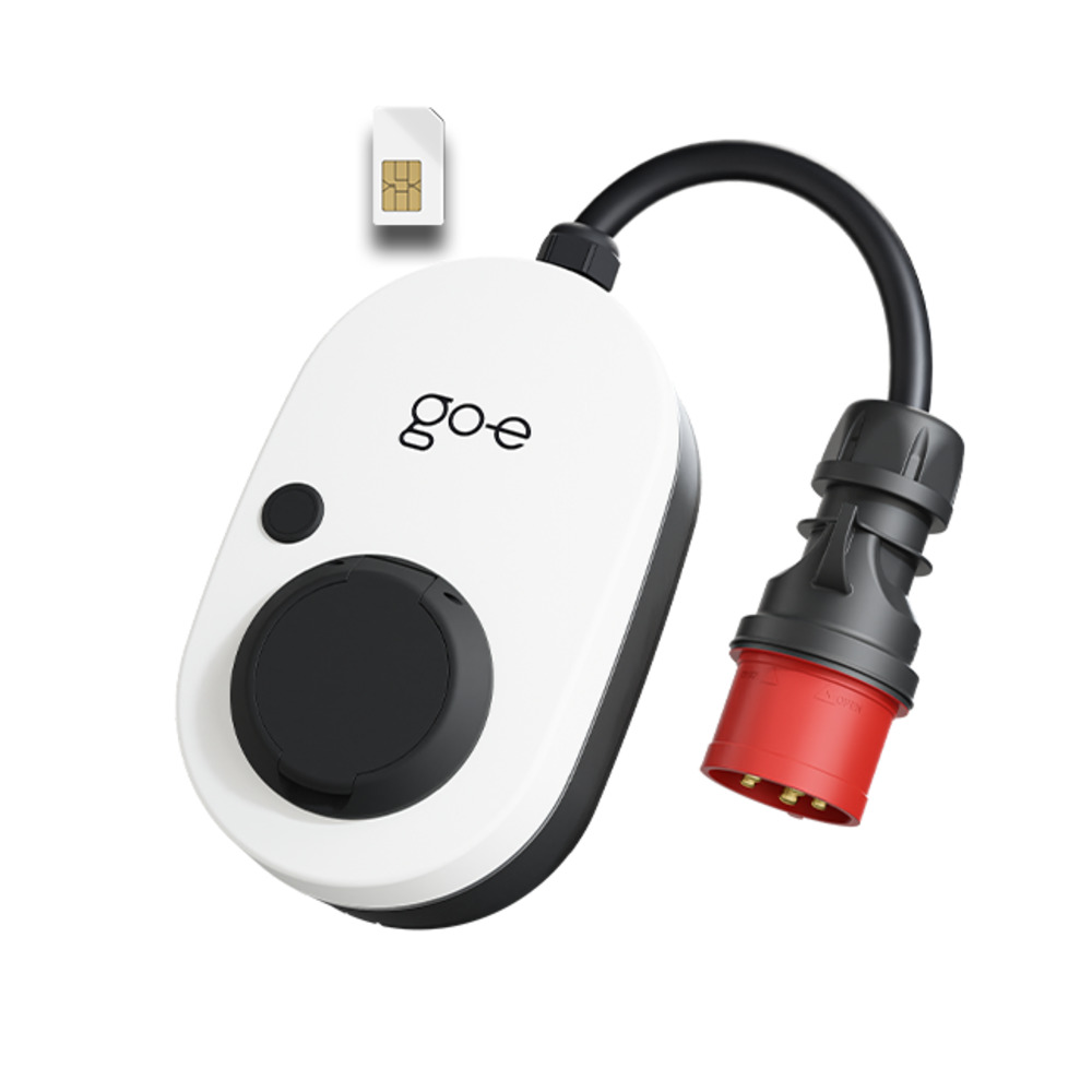 Mobile Wallbox go-e Charger Gemini flex 2.0 22 kW | Schrägansicht Mobile Wallbox go-e Charger Gemini flex 2.0 22 kW | Schrägansicht