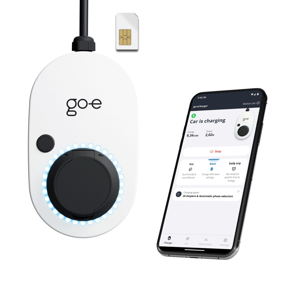 Wallbox go-e Charger Gemini 2.0 22 kW with english app