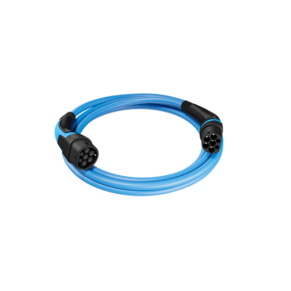 Type 2 charging cable (up to 22 kW) | 5 m | blue