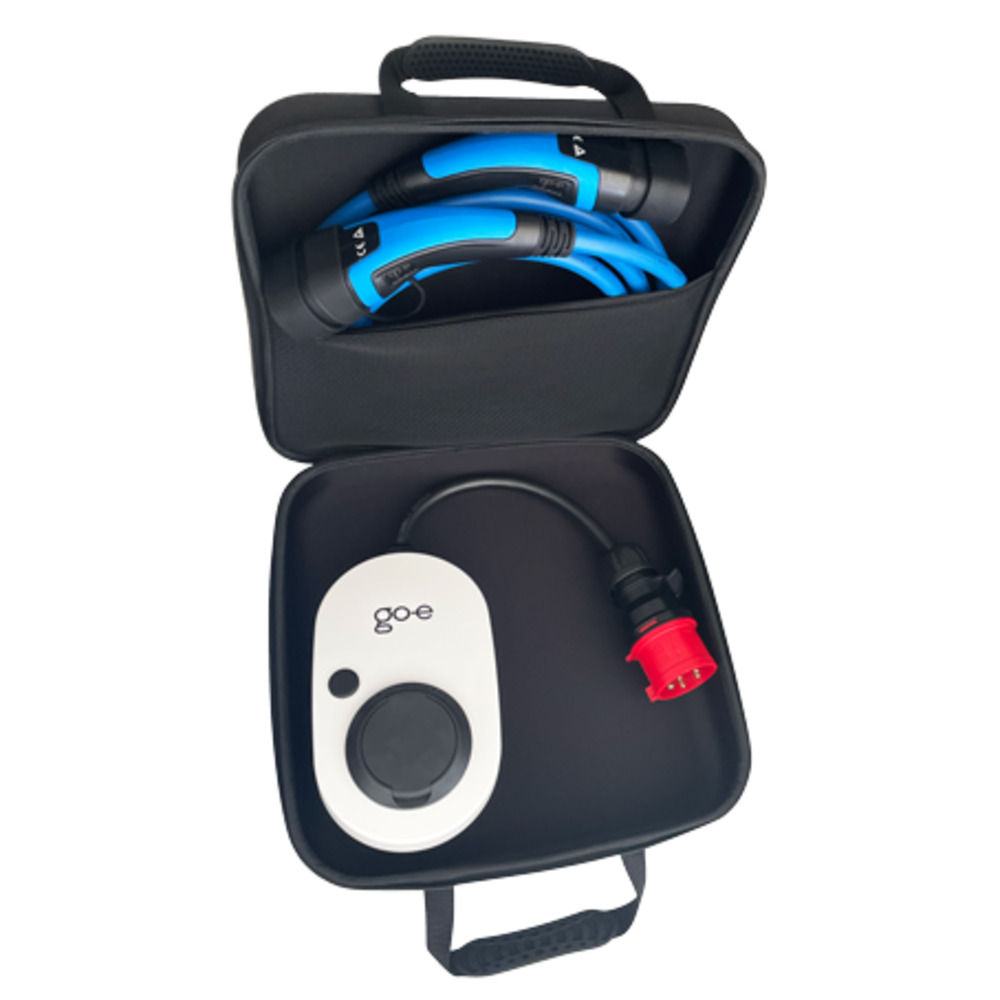 go-e Case with go-e Charger Gemini flex and charging cable go-e Case with go-e Charger Gemini flex and charging cable