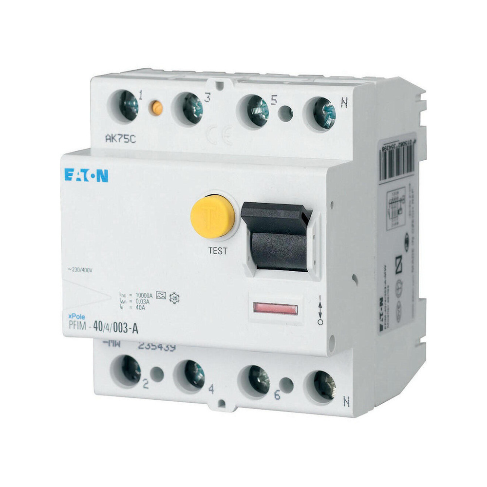 EATON Residual current circuit breaker 40 A 30 mA type A EATON Residual current circuit breaker 40 A 30 mA type A