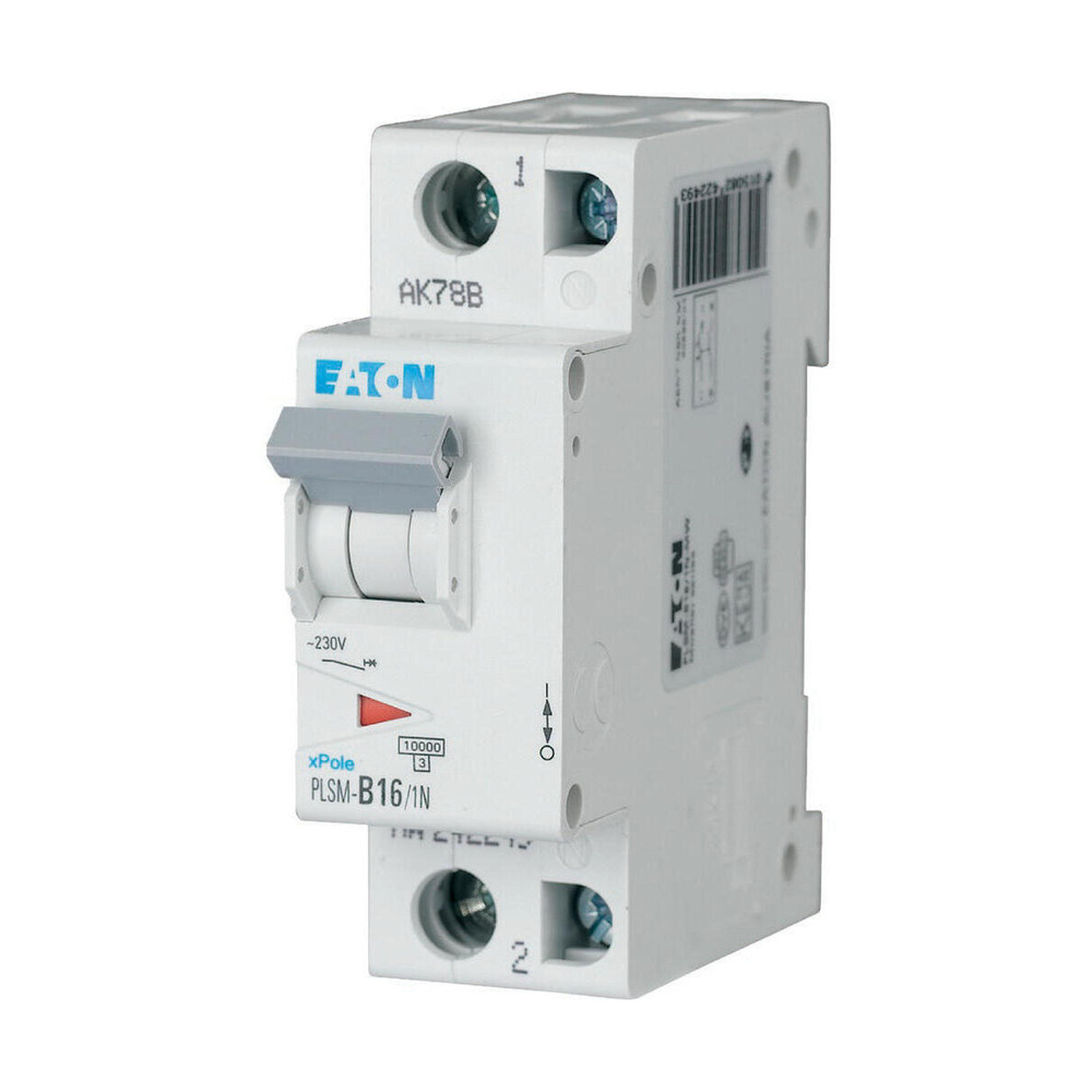 EATON Miniature circuit breaker 16 A 1P+N