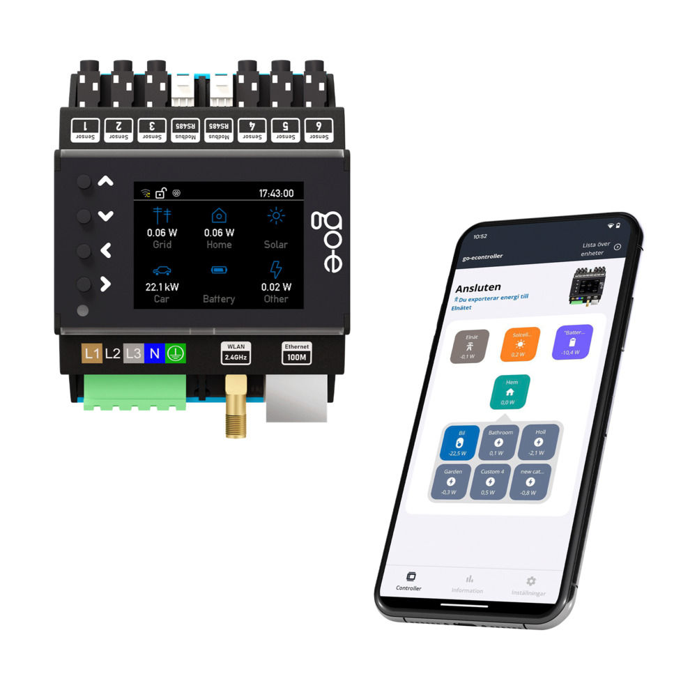 go-e Controller med appen pa svenska go-e Controller med appen pa svenska
