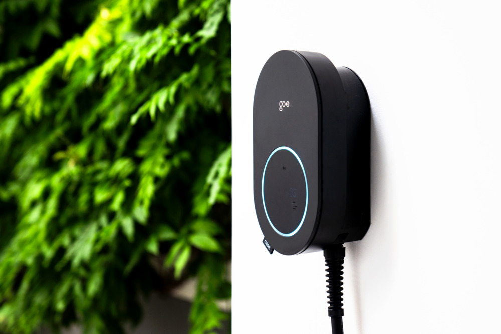 Wallbox go-e Charger CORE at wall