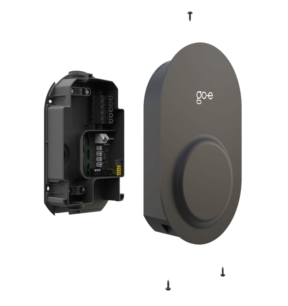 go-e Charger PRO Blind Cover inklusive Wandmontageeinheit