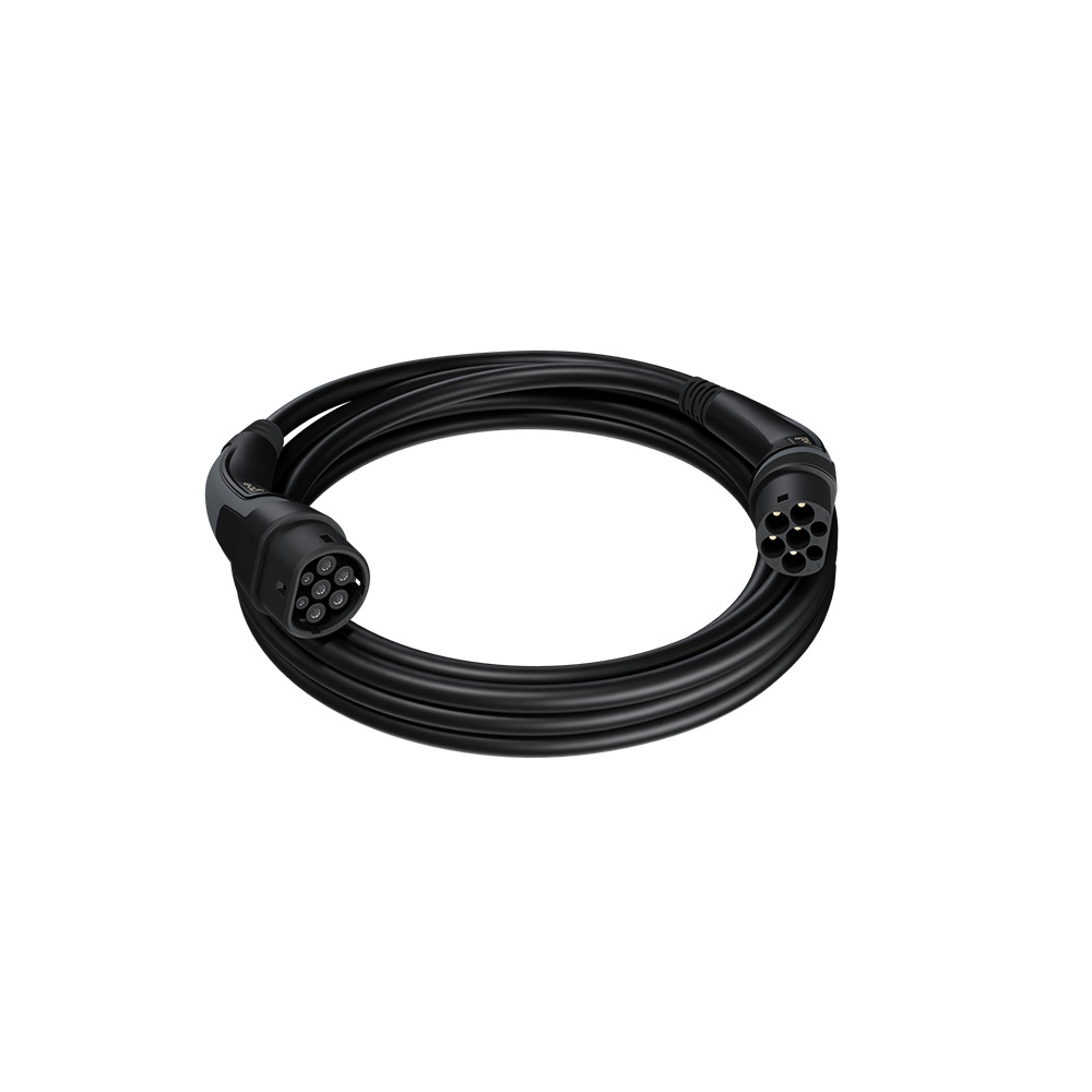 Typ 2 laddkabel Black Edition (upp till 22 kW) | 7,5 m